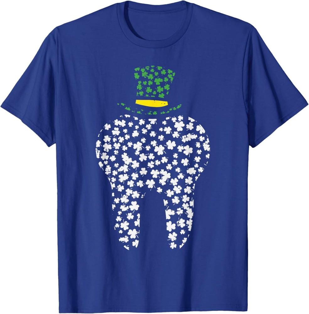 St Patricks Day Dentist Tooth Saint Pattys Dental Unisex T-shirt L