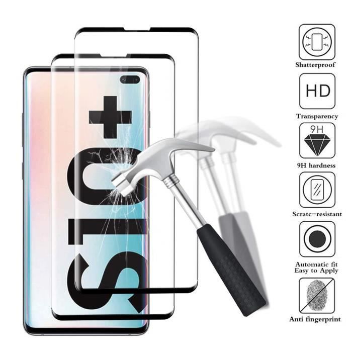 Film Protecteur - XICHAO - Samsung Galaxy S10 Plus - Verre Trempé - 3 Pièces - Protection Écran