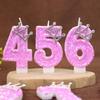 Diamond Number Candle Crown Creative Decoration Birthday Cake Candle Creative Handmade Diy