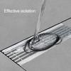 1 Roll Floor Drain Sticker Cuttable Tight Fit Effective Isolation Anti-blocking Disposable Filter Hair Deodorant Bathtub Shower