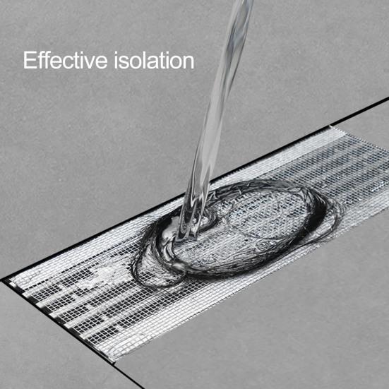 1 Roll Floor Drain Sticker Cuttable Tight Fit Effective Isolation Anti-blocking Disposable Filter Hair Deodorant Bathtub Shower