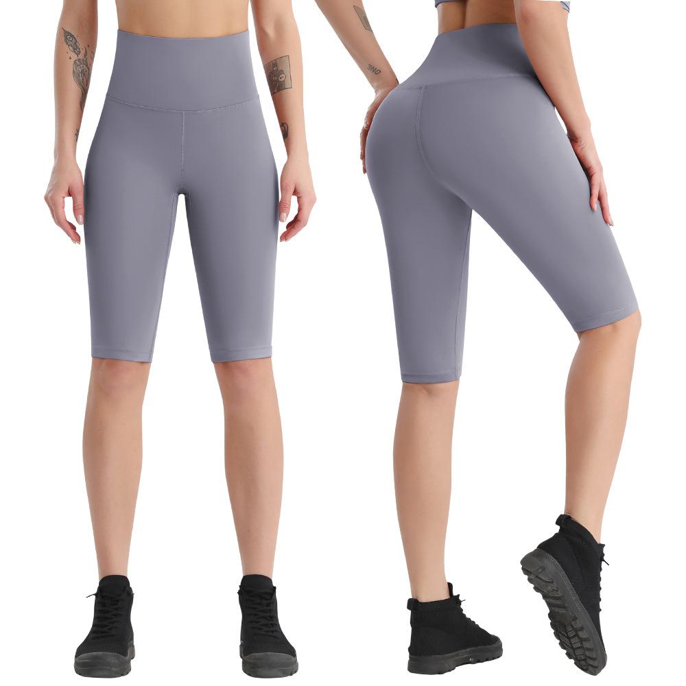 High Waist Yoga Shorts for Women Summer Workout Activewear PRO Fitness Pants Sweat Proof Lifted Hip Cross Border Design