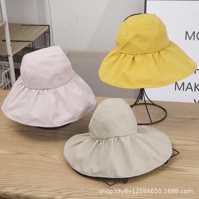 Hat Women In UV Resistant Breathable Empty Top Korean Version Beach Edge Sun Protection Shading