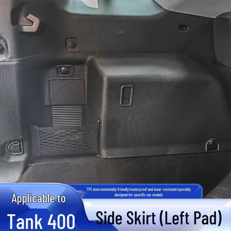 Tank 400 Tail Box Side Bag Suede Protective Pad - Anti-Scratch, Wear-Resistant Interior TPE Corner Pad