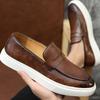 Fashion High Quality Men Shoes,soft Soled Comfortable Casual Leather Men's Loafers Retro Designer Shoes Men Fashion Luxury Shoes for Men