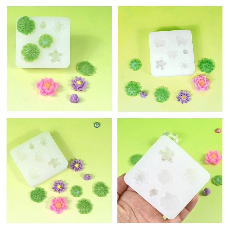 Versatile Lotuses Chocolate and Fondant Molds for Handmade Candy and Cup cake Toppers, Great for Weddings and Birthdays