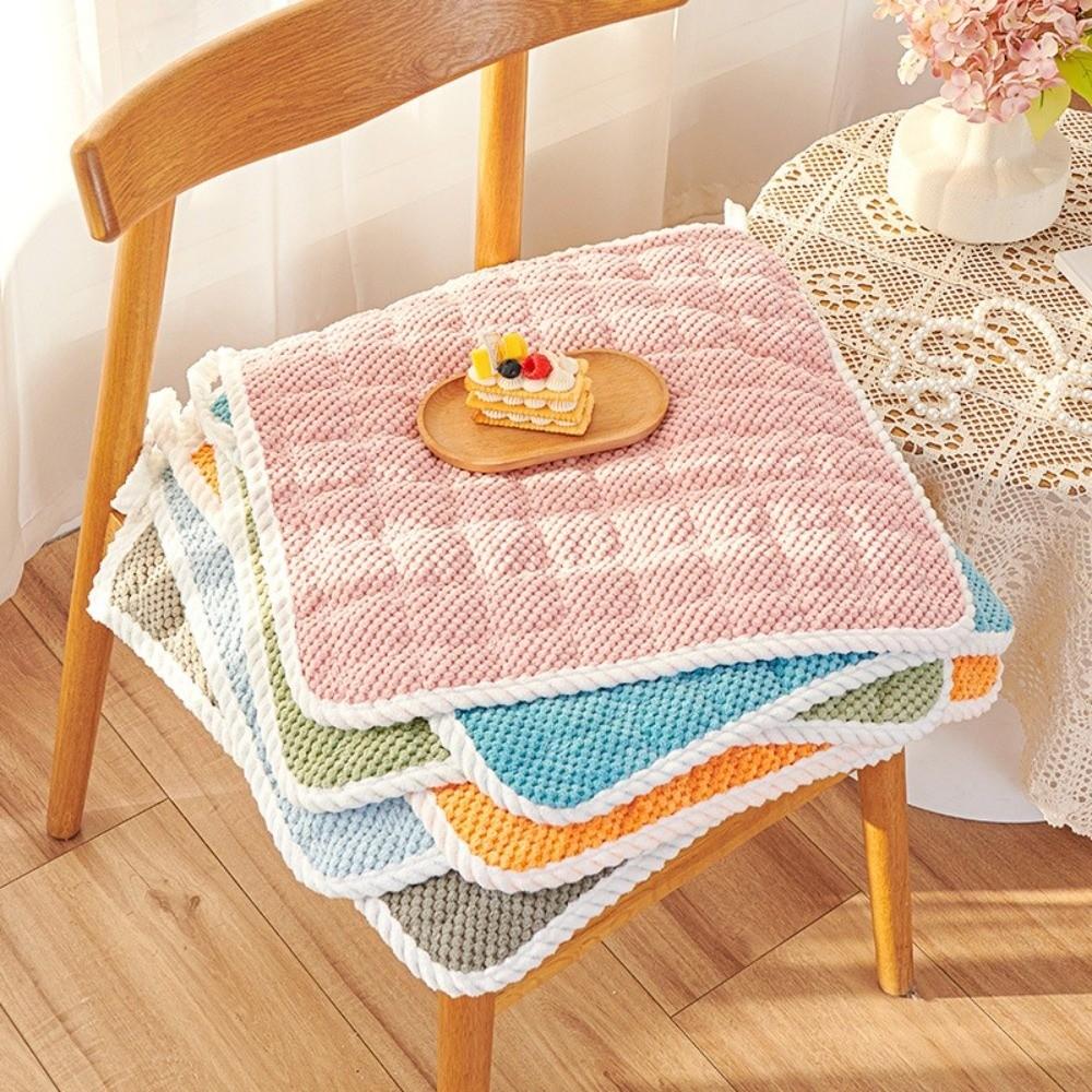 40cm Office Chair Pad Winter Thick Car Seat Pad Soft Dining Chair Cushion