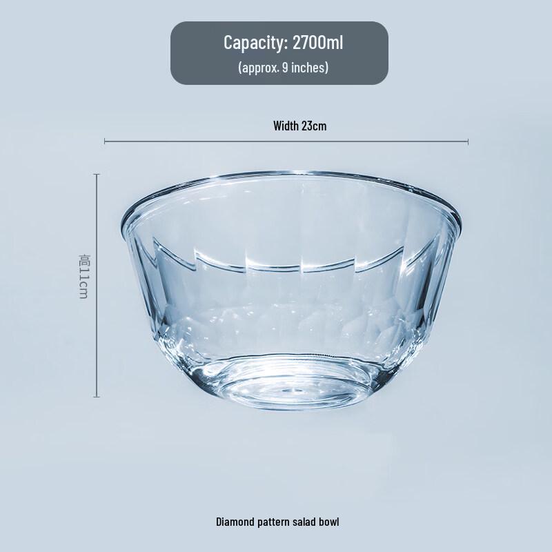 Jingbaodi Heat-Resistant Glass Kitchen Bowl Set