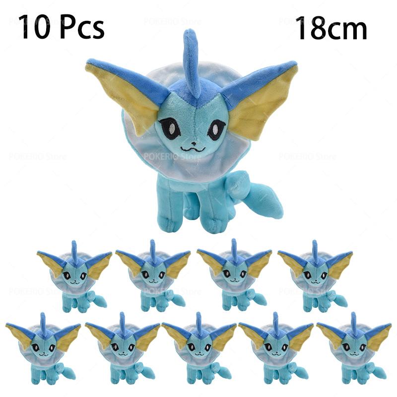 10 Pcs/lot Pokemon Plush Mimikyu Eevee Umbreon Jolteon Glaceon Vaporeon Sylveon Espeon Kawaii Gengar Stuffed Animal Peluche