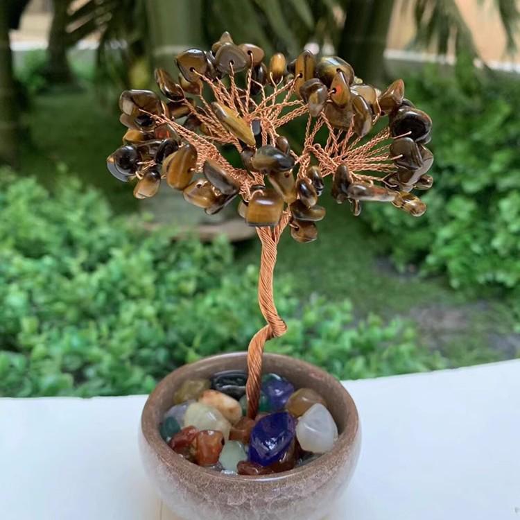 

Аметистовое денежное дерево, настольное украшение для гостиной или офиса