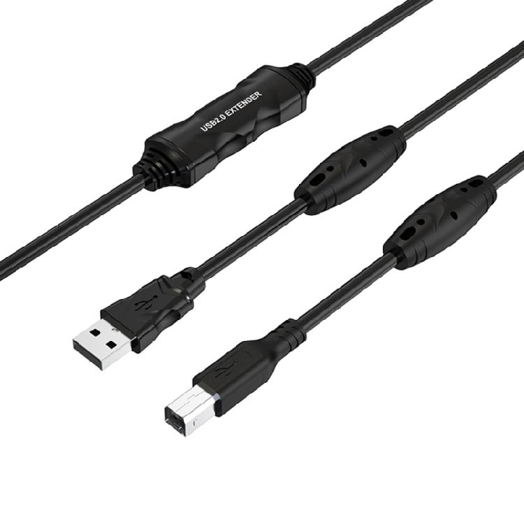 

Extended Ranges USB Cable Equipped with Signal Boosters for Long Distance Printer Connection Reliability 10 M