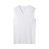 Gunze YV0018N Cotton Sleeveless Size M Men's 100% V-Neck Undershirt, White,