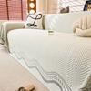 Small fresh summer ice silk sofa cover 2025 new cover sofa towel a whole blanket cushion