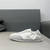 Summer new breathable mesh casual shoes flat bottom low top lace-up trendy blh