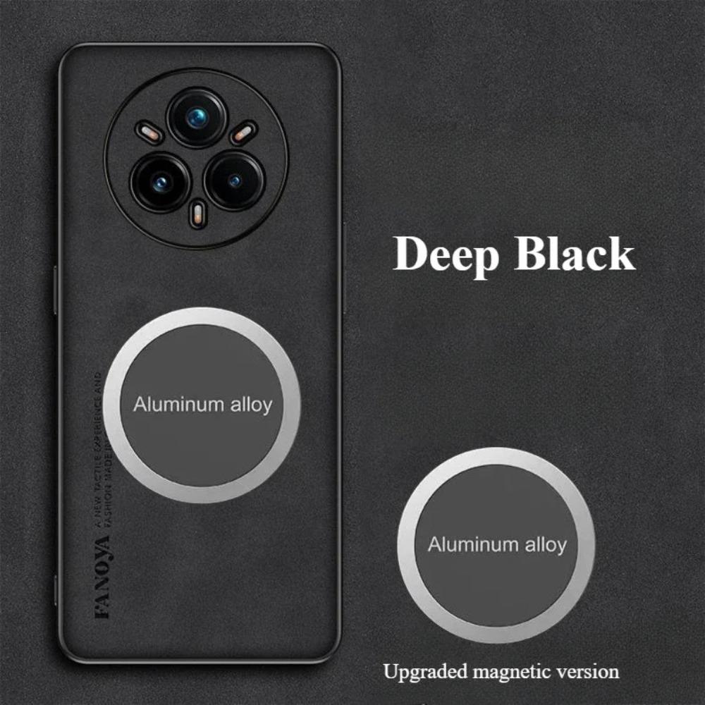 

Leather Metal Magnetic Car Holder Case For Realme 14 Pro Plus 13 12 C75 C65 NOE7 GT7 Pro 5G PU+TPU Retro Protect Cover For Realme GT7