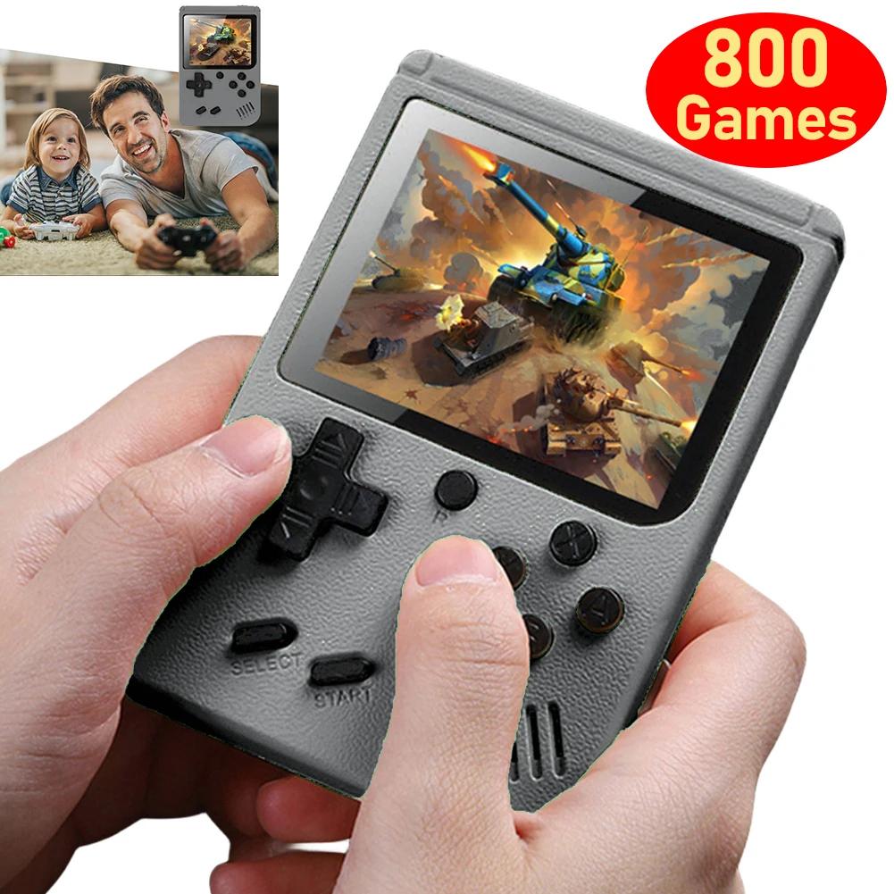 800 Games Handheld Video Game Console 3 Inch TFT Screen with 500/400 FC Classic Games Nostalgic Games Console for Kids and Adult