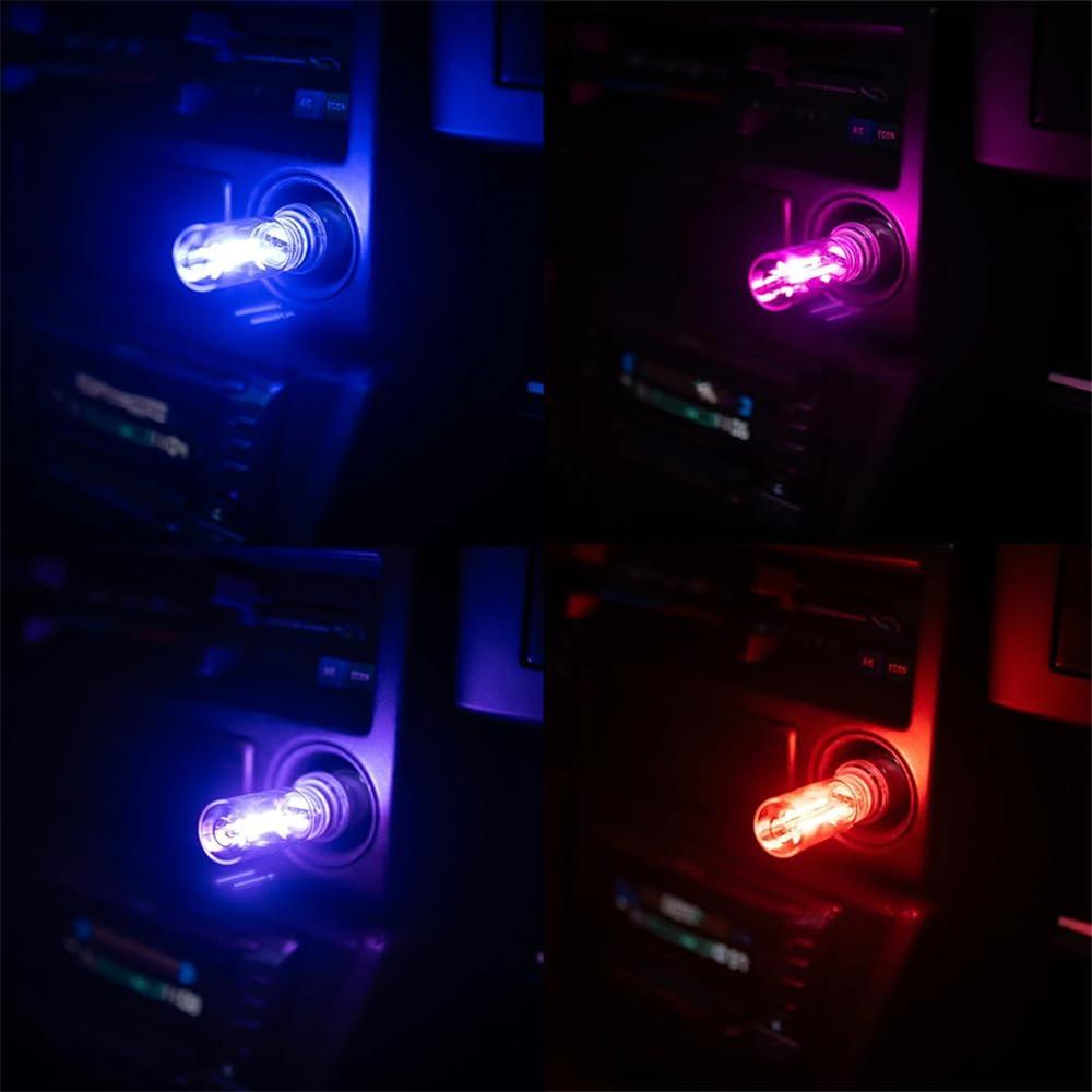 USB-Autolampe, Innenatmosphärenlicht, Retro-inspirierte Stimmungslampe, Glasflasche, kabellose Touch-LED-Autoinnenbeleuchtung