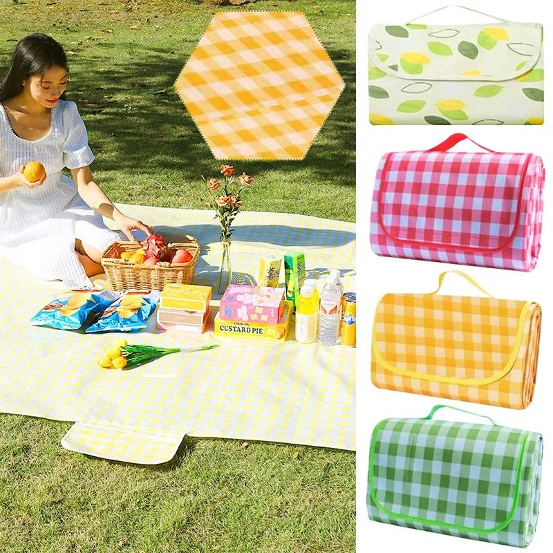 Picnic Mat, Beach Mat, Camping Beach Blanket Waterproof Sand, Picnic Mat Washable, Lightweight And Portable, Foldable