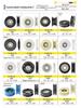 608 Rubber-Coated U-Groove Bearing Pulley for Doors, Windows, Drawers, and Wire Guides