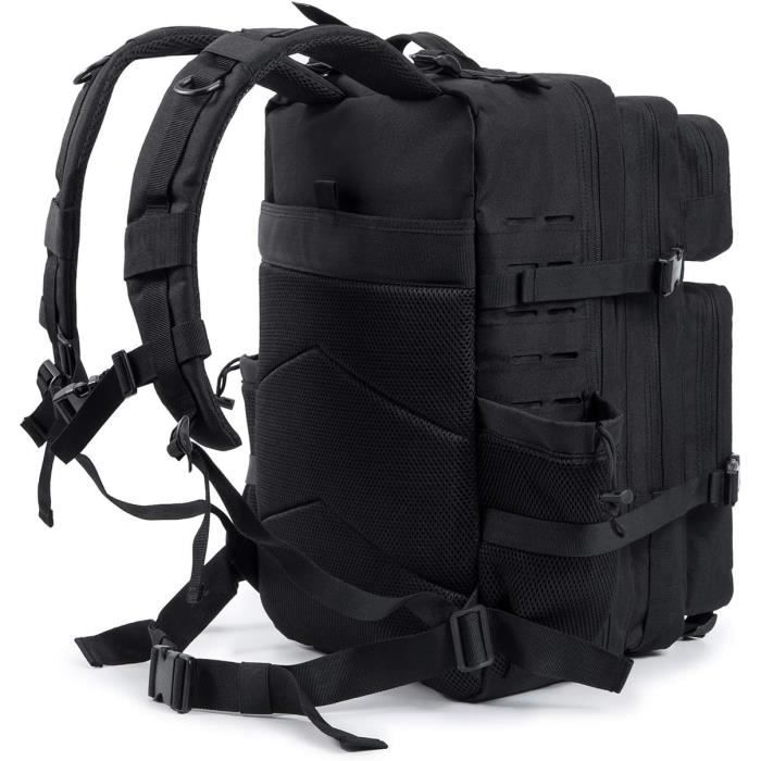 Sac à dos tactique militaire - qt&amp;qy - 35l/45l - résistant à l'eau - conception molle - confort optimal