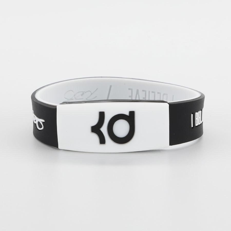 NBA Luminous Silicone Bracelet: Curry, Durant, James, Irving Edition, 20cm Snap Closure.