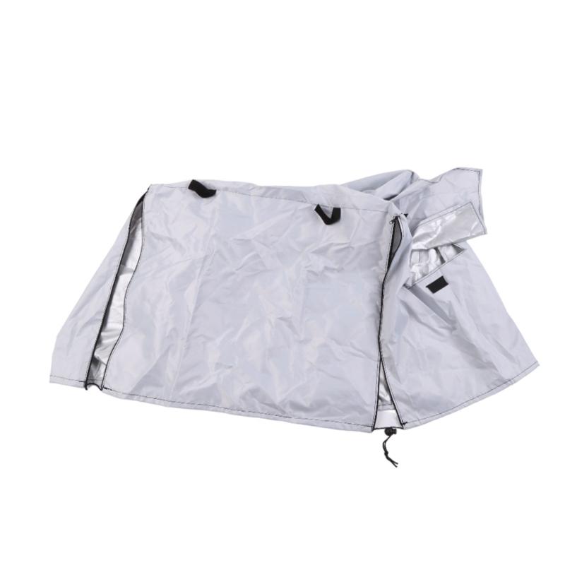 

Rainproof Cover for Dog Cage Pet Wire Cage Cover with Open Closure OxfordCloth Waterproof Crate Cover for Dog Travel 91x61x64cm