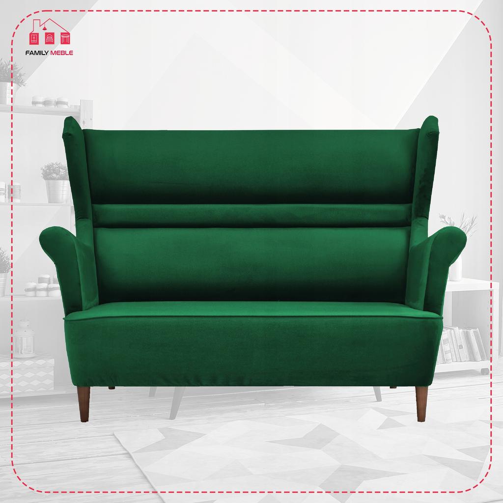 Sofa Wing Sofa Zoja Scandinavian Non-folding Family Meble Green But