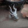 Anello Retro Testa di Drago Osso Nuovo Moda Europea e Americana Versatile Bello Personalità Stile Punk Gioiello Regalo