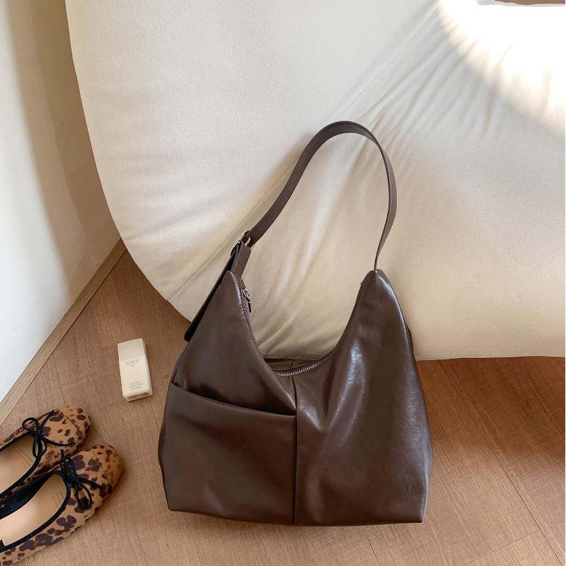 Soft Pitot bag Large capacity versatile new daily commuter bag Simple and fashionable women's shoulder bag