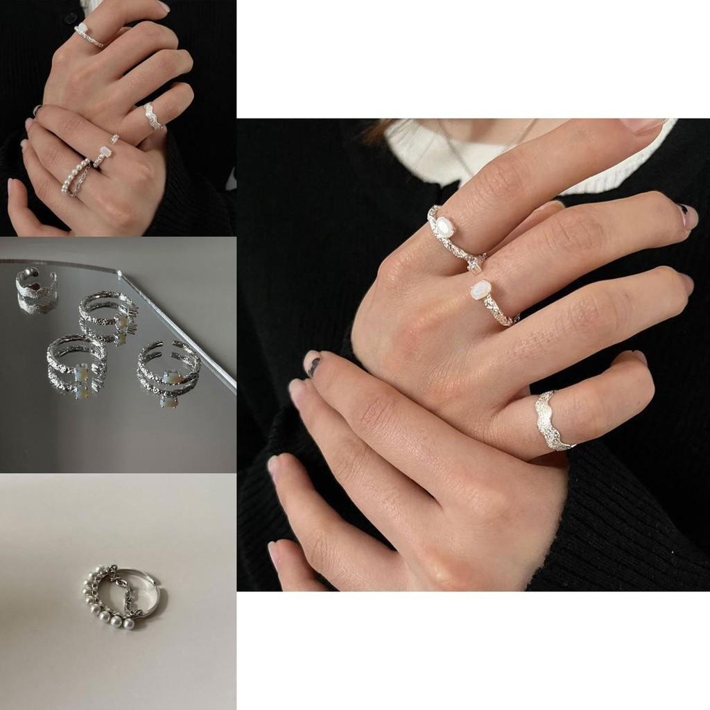 Stylish Minimalist S925 Silver Ring For Women With Trendy Geometric Shape Ideal For Everyday Wear