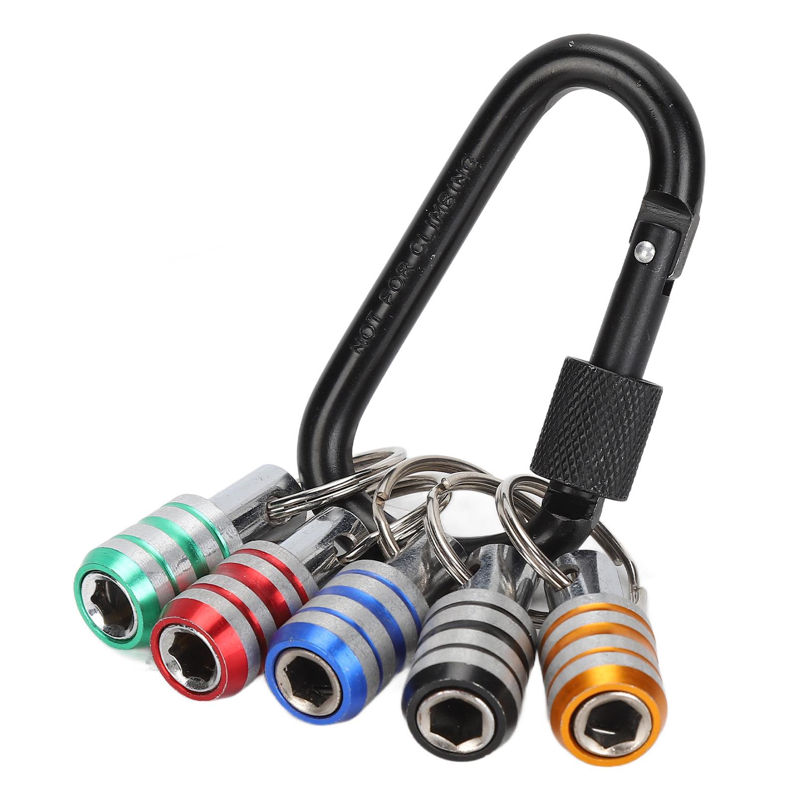 

Набор из 5 шт. Шестигранный хвостовик Брелок 1/4 дюйма Быстросъемный Удлинитель Биты для отвертки для сверл