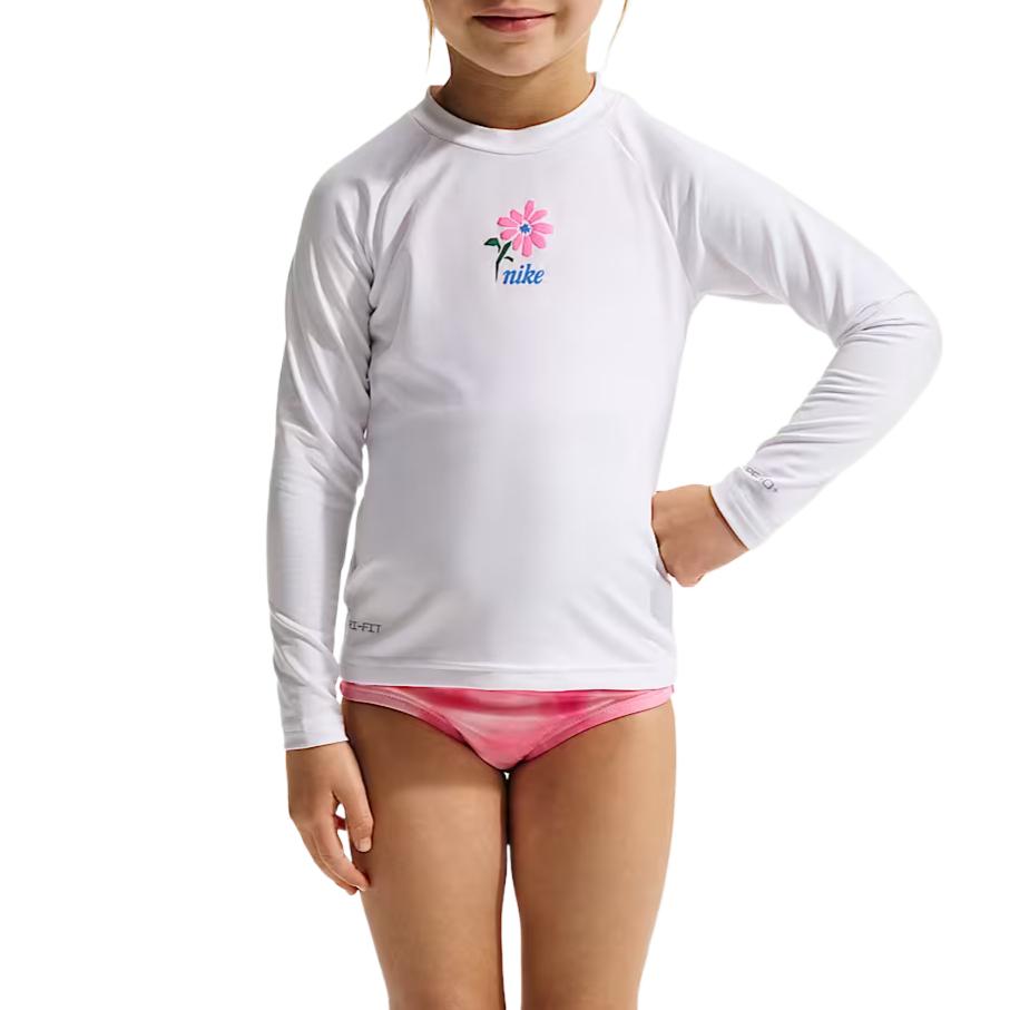 Nike Kids  Sports Tops Crew Neck Moderate IQ7806-100 4