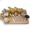 13 Pc Stainless Steel Measuring Cups and Spoons Set Deluxe Premium Stackable Tablespoons Home Tools Kitchen Accessories Portable