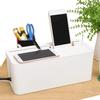 with Plastic Lid Household Cable Management Box Storage Bin Power Cord Case  Plug-in Board