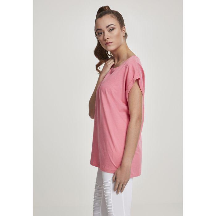 T-shirt Femme - Urban Classic - Extended - Rose - Manches Longues - 100% Coton
