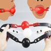 Manyjoy 4.8mm Ball Shape Mouth Gag Bondage Slave Toys Open Mouth Gag Erotic Sex Toys For Woman Couples Adult Sex Games