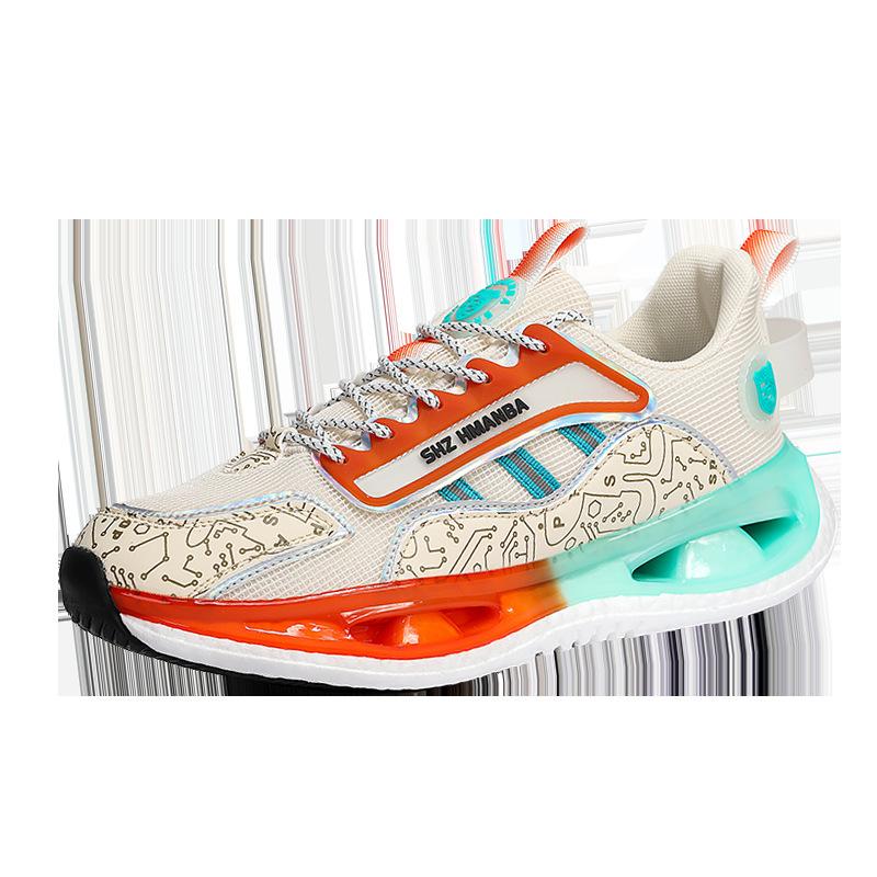 Summer fashion soft-soled sports soft elastic shoes popcorn running shoes mesh breathable casual trendy shoes