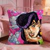 jJoJo Bizarre Adventure Cushion Cover Premium Comfort Reversible Pillow Cove Two in One Design for Any Room  Car Interior