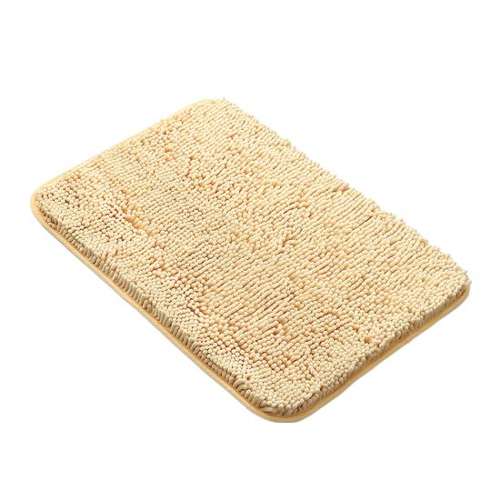 Tappeto da Bagno in Ciniglia, Morbido Soffice Assorbente Tappetino per Porta del Bagno, Antiscivolo Lavabile in Lavatrice Tappeto per Pavimento per Cucina Ingresso Camera da Letto