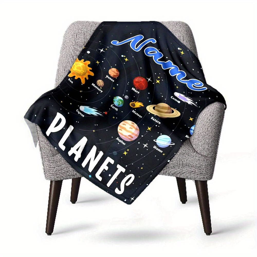 Home Space Planets Blanket Fashion Home Gift Used For Chair Office Sofa Bed Camping Soft And Warm Giving Friends And Relatives Birthday Gifts