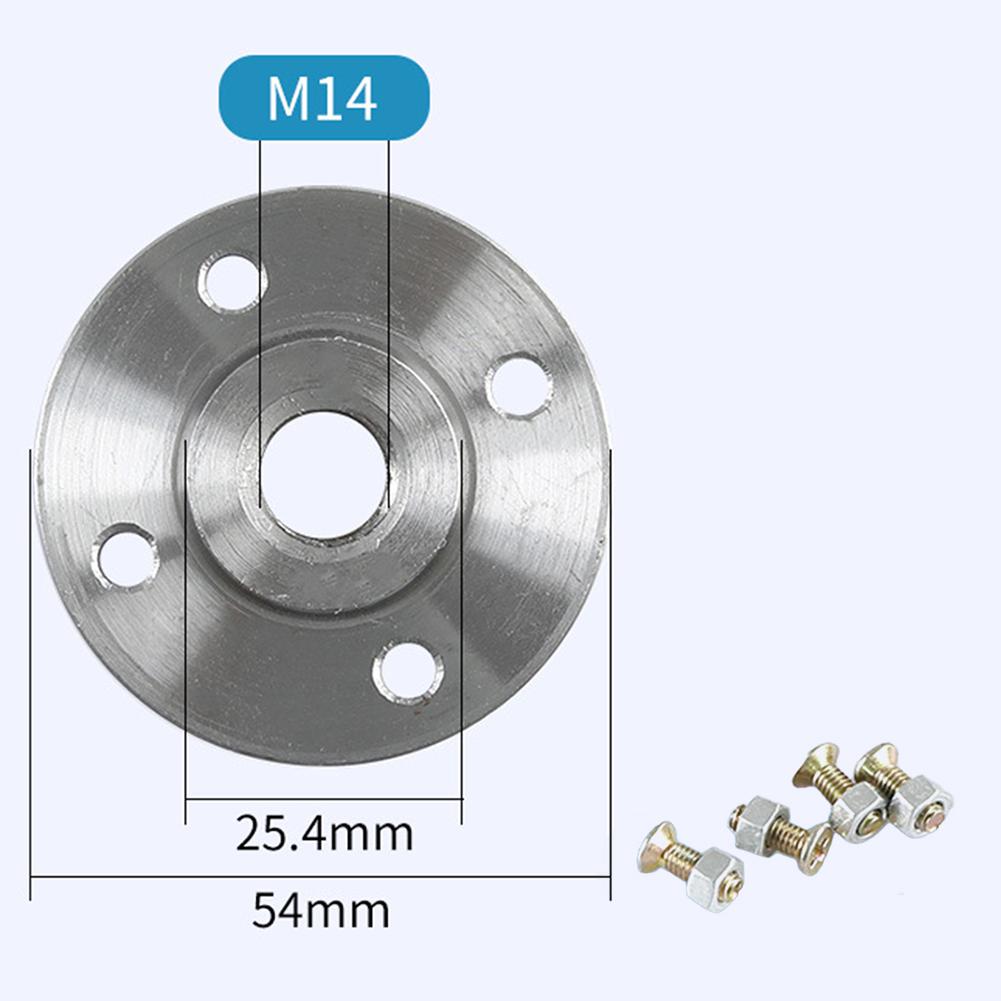 Flange M10 M14 M16 For Connecting Saw Blade Cutting Disc With Angle Grinder Cutting Saw Blade Positioning Plate Power Tools