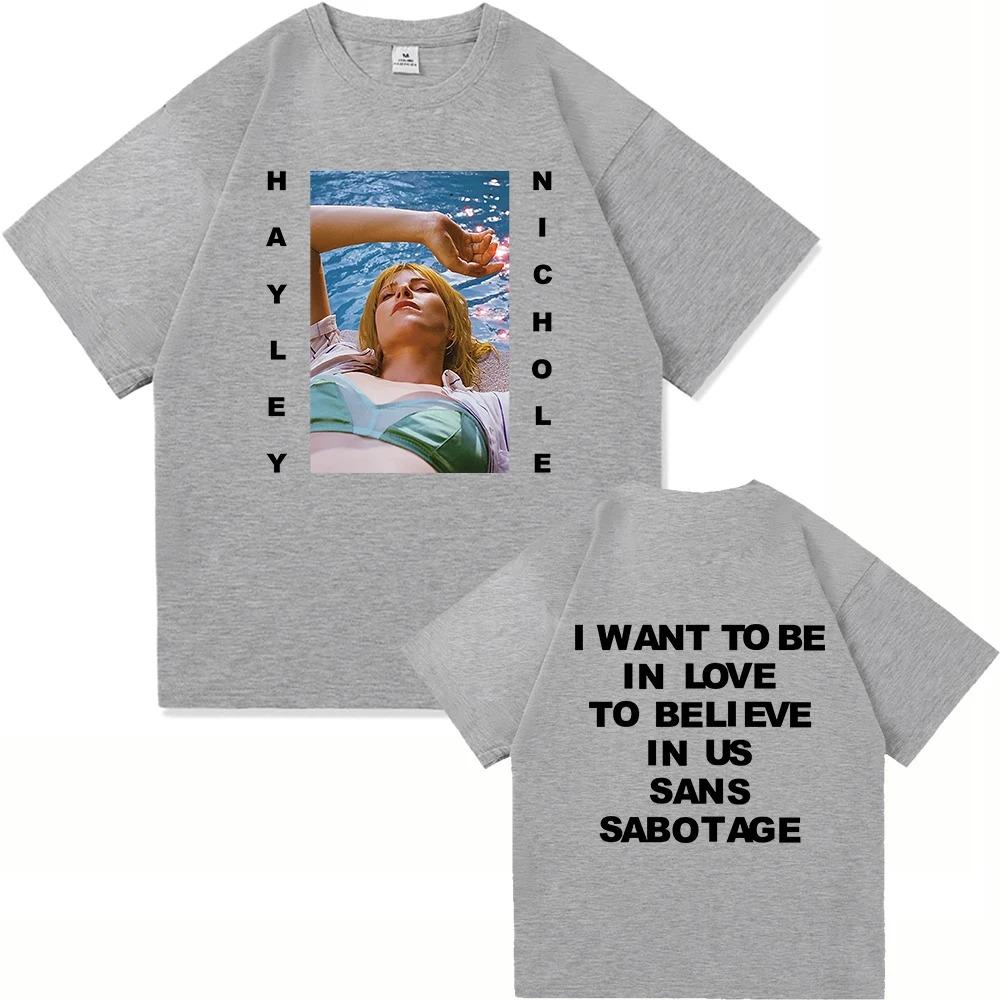 Hayley Williams Ego Death At A Bachelorette Party TShirt 2025 New Men_women Clothing Harajuku Short Sleeves Plus Size Loose soft