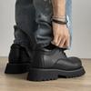 Sommer neue Derby Plateau Erhöhung Britischer Stil Kleine Lederschuhe Studenten Freizeitschuhe