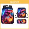 Dinosaur Print Animal Children School Backpack With Durable Material Oxford