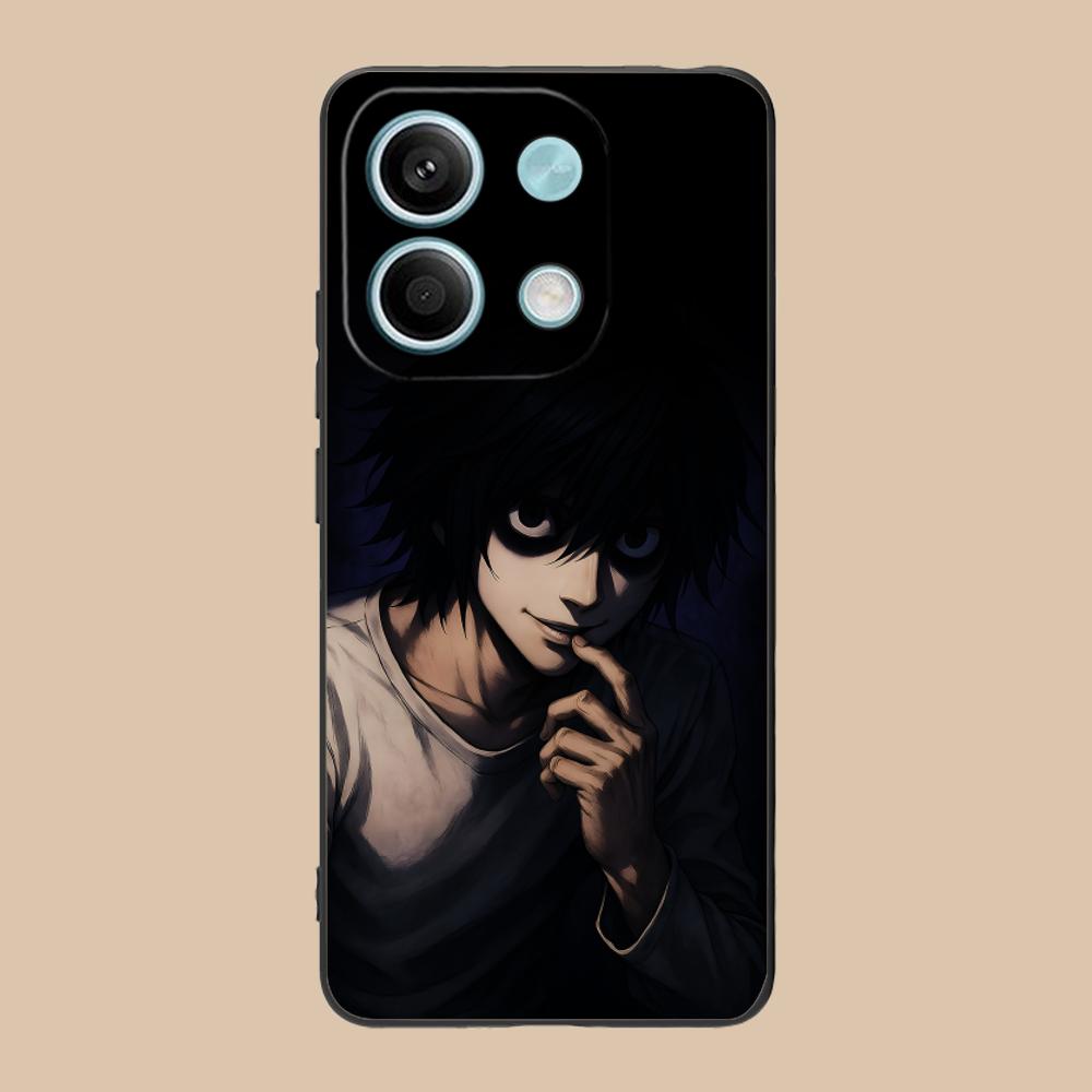 Death Note L Lawliet Mobile Phone Case for Xiaomi 15 14 13 12 Mi 11 T Ultra Lite Pro S X 5G Colorful Printing Cover Cover Pretty