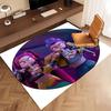1pc Kpop Hunter8 Print Area Rug - Soft, Washable Non-Slip Indoor Mat, Living Room, Home Office Decorative Rug,Office Decorative