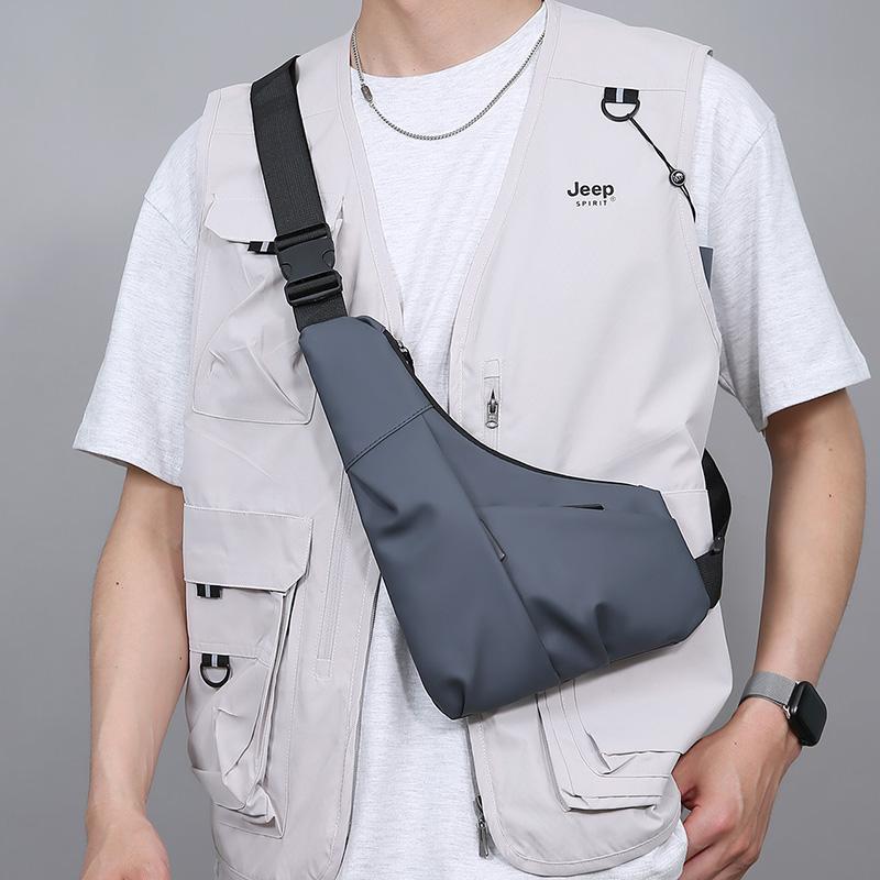 New Men's Chest Bag Guard Against Theft Fashion Sport Crossbody Bag for Commuting Travel Phone Messenger Bags