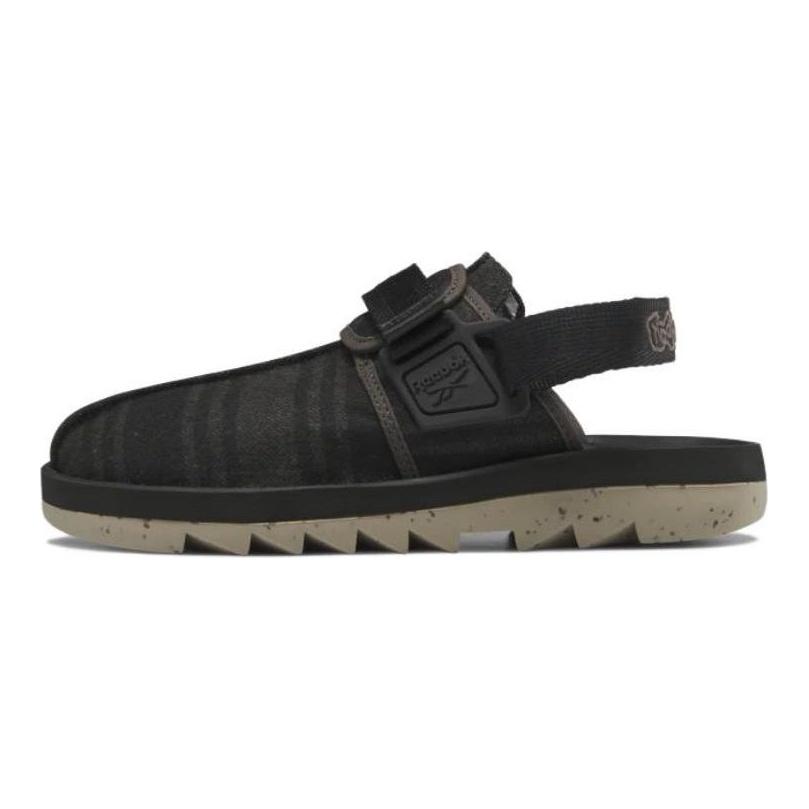 Reebok Beatnik Wear-resistant Non-slip Athletic SandalsUnisex Black IE1956
