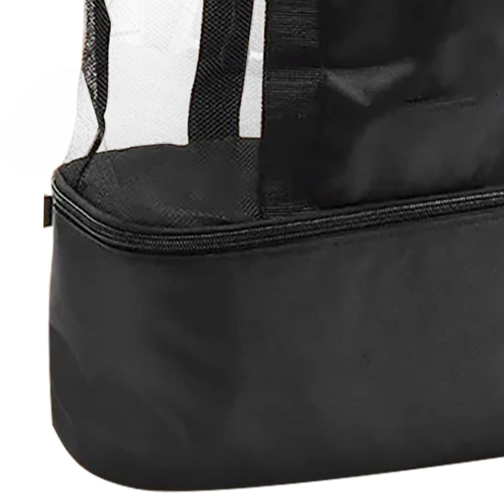 Netz Picknicktaschen Hohe Kapazität Doppelschichtig Isoliert Leicht Faltbar Picknick Strandtaschen für Strand Picknick Reise