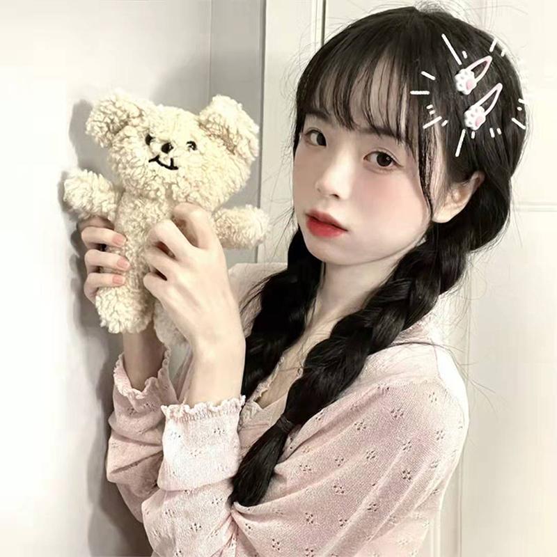 1 Pcs Red Pink Y2K Cartoon Cat Paw Hair Clip Headwear Travel Hairpins Headdress Hairclip